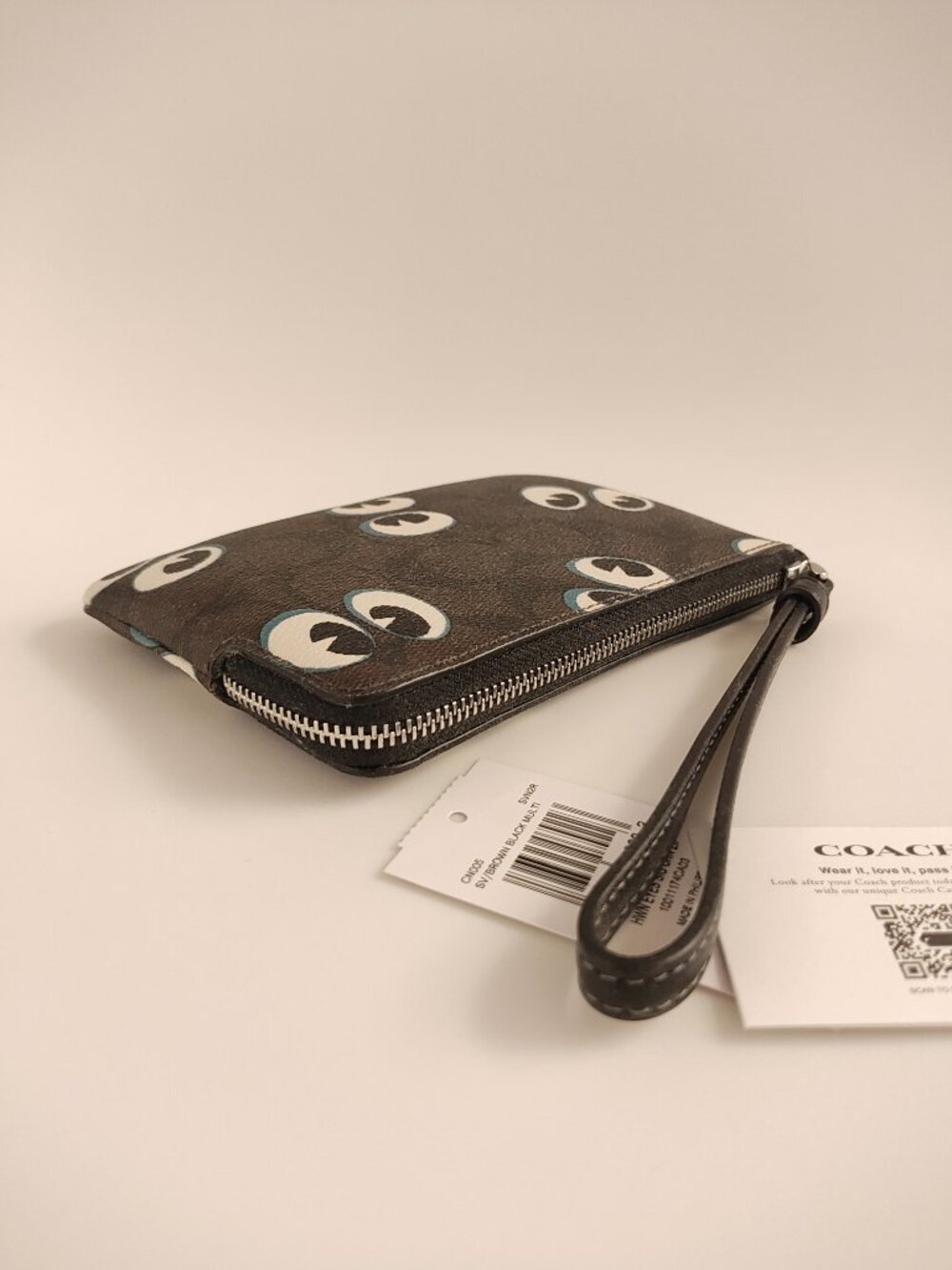 Coach Halloween Spooky Eyes Wristlet - Picture 5 of 5